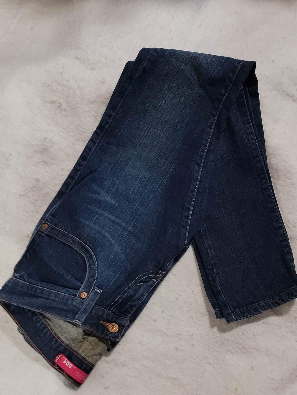 Levi's Women's Skinny Jeans in Dark Blue Wash - Picture 1 of 5